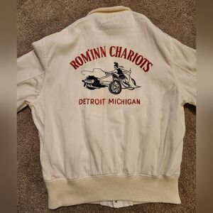 Vintage Rom'inn Chariots Detroit Bomber Jacket Size 38